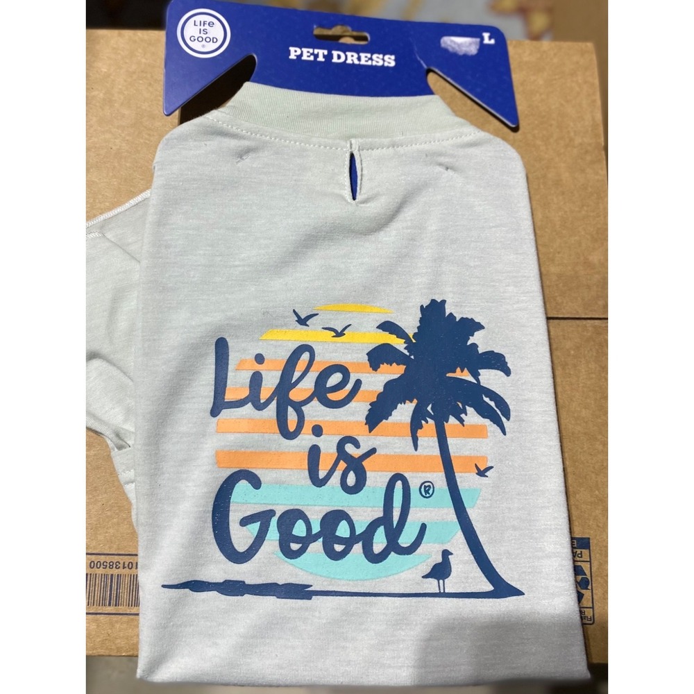 Life Is Good Dog Dress Size Large